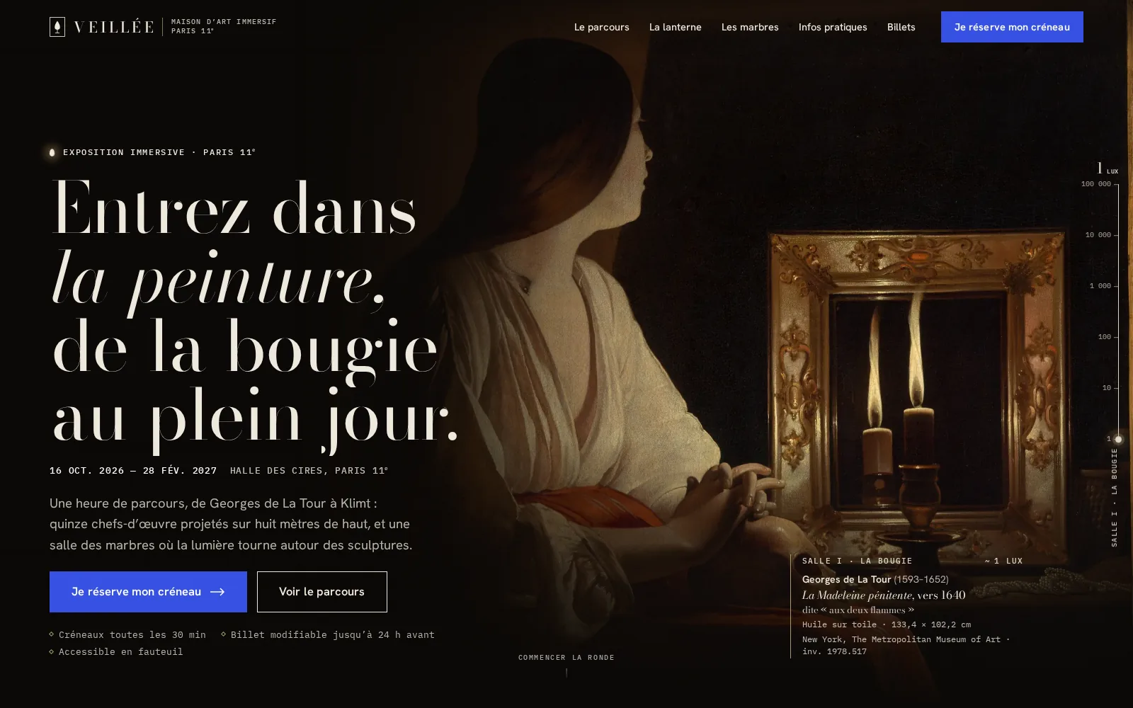 Capture du site VEILLÉE